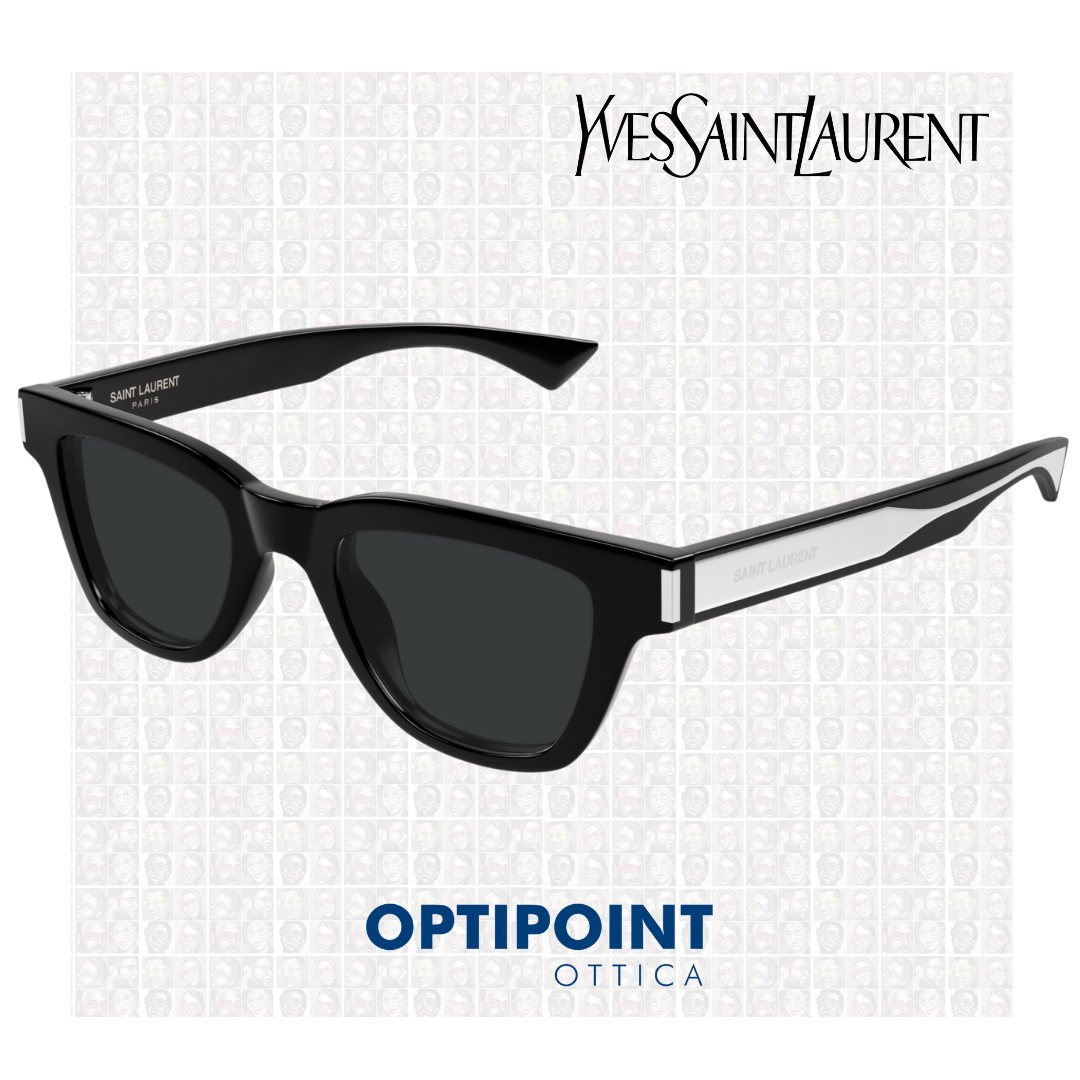 SAINT LAURENT SL789 JACQUES 001 NERO OCCHIALI DA SOLE - Optipoint - Lux S.r.l.