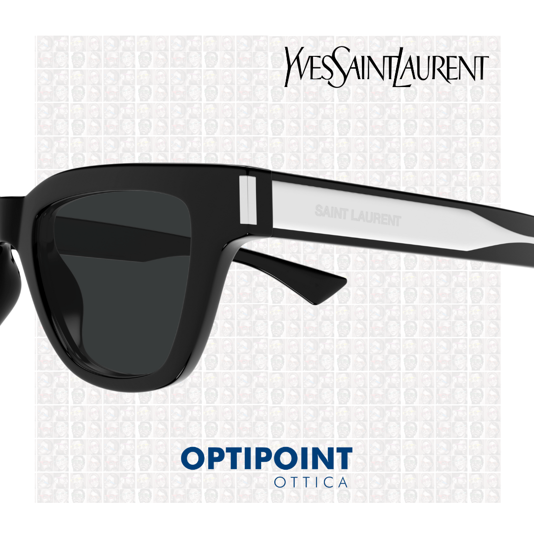 SAINT LAURENT SL789 JACQUES 001 NERO OCCHIALI DA SOLE - Optipoint - Lux S.r.l.