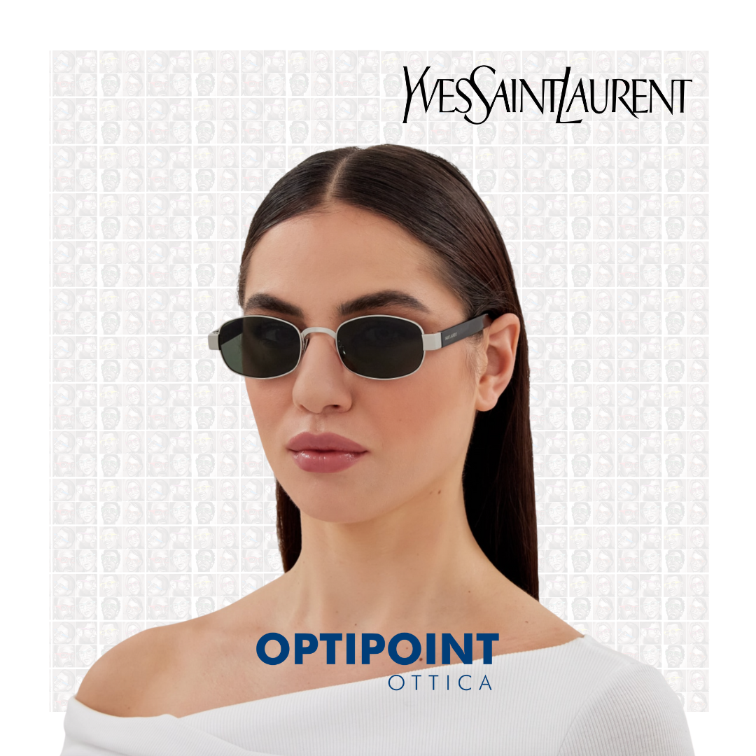 SAINT LAURENT SL706 002 ARGENTO HAVANA OCCHIALI DA SOLE - Optipoint - Lux S.r.l.