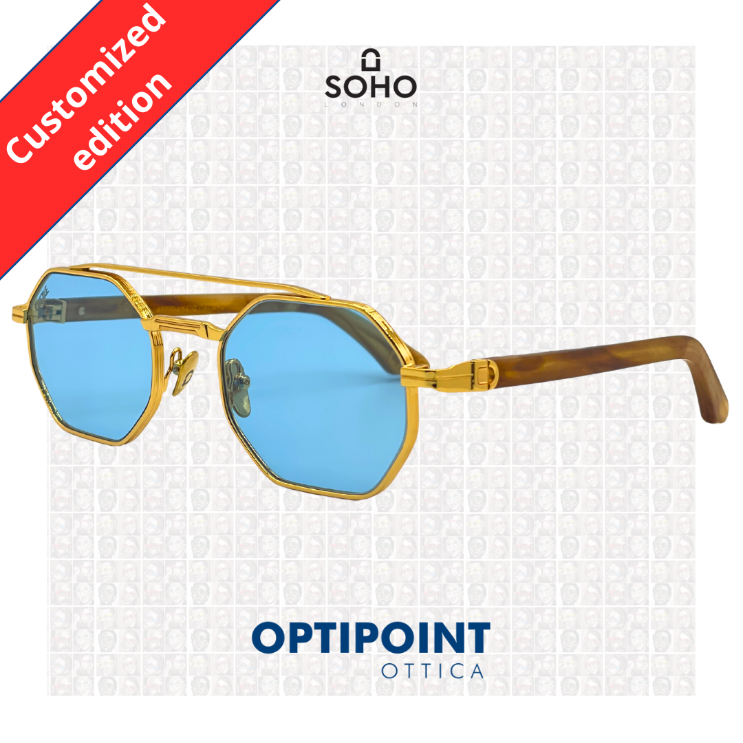 SOHO CASTLE ORO CUSTOMIZZATO OCCHIALI DA SOLE - Optipoint - Lux S.r.l.