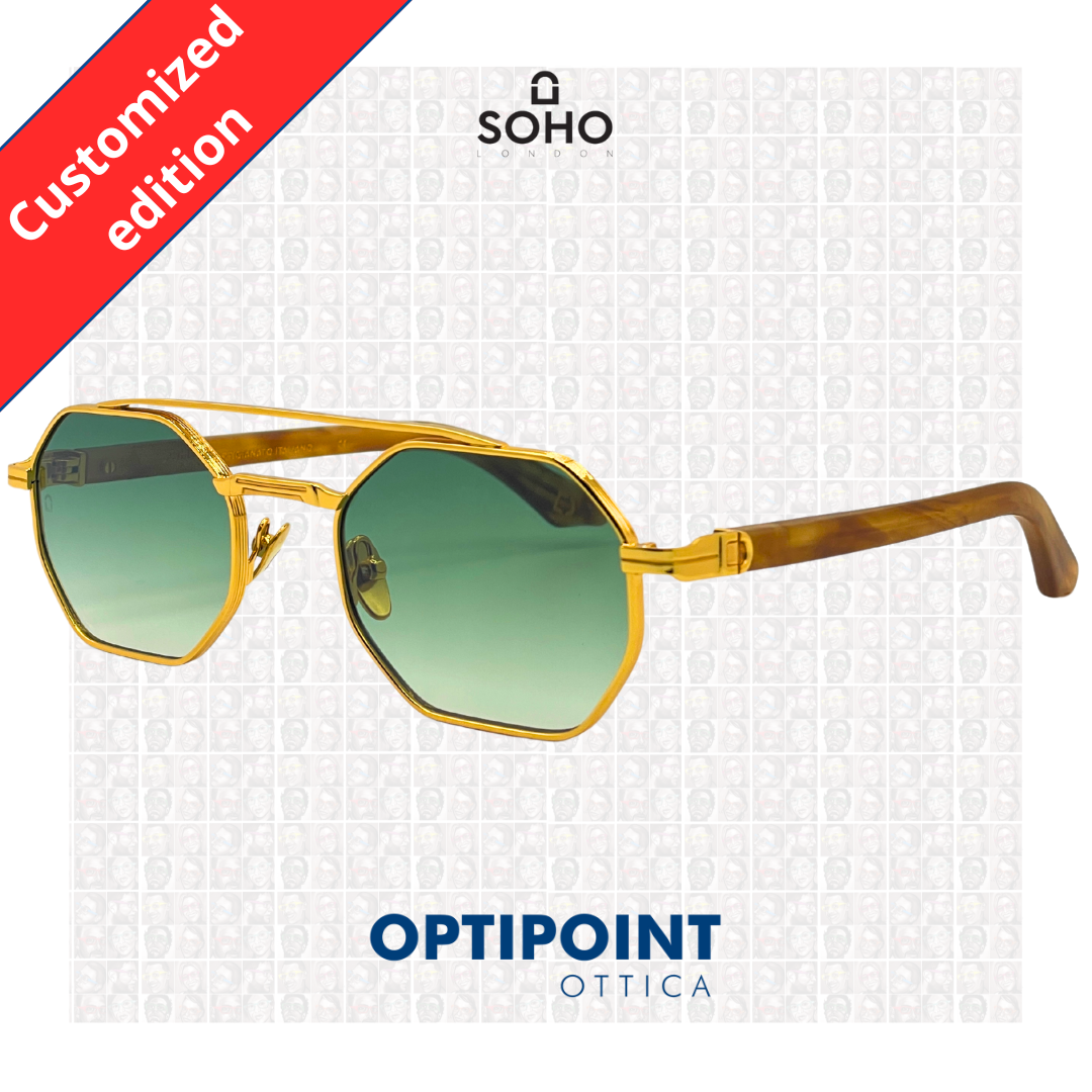 SOHO CASTLE ORO CUSTOMIZZATO OCCHIALI DA SOLE - Optipoint - Lux S.r.l.