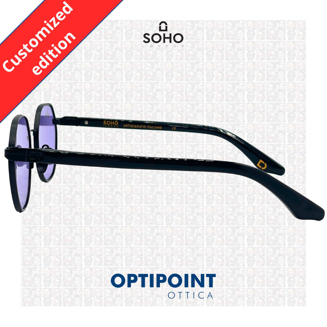 SOHO HAVERING NERO CUSTOMIZZATO OCCHIALI DA SOLE - Optipoint - Lux S.r.l.