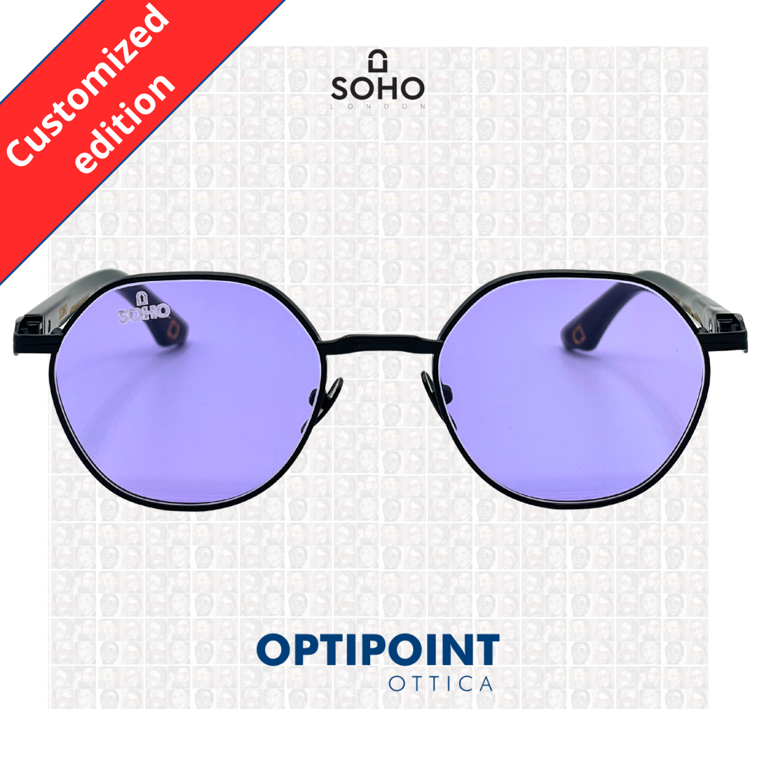 SOHO HAVERING NERO CUSTOMIZZATO OCCHIALI DA SOLE - Optipoint - Lux S.r.l.