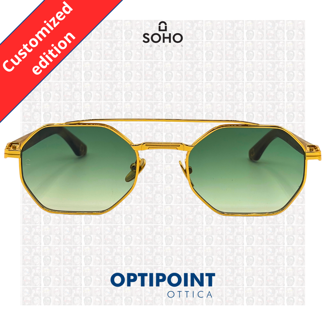 SOHO CASTLE ORO CUSTOMIZZATO OCCHIALI DA SOLE - Optipoint - Lux S.r.l.