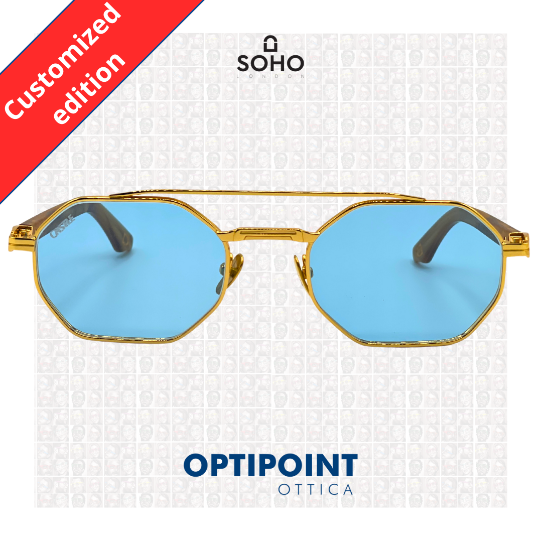 SOHO CASTLE ORO CUSTOMIZZATO OCCHIALI DA SOLE - Optipoint - Lux S.r.l.