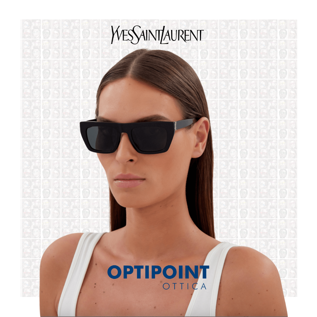 SAINT LAURENT SLM131 001 NERO OCCHIALI DA SOLE - Optipoint - Lux S.r.l.