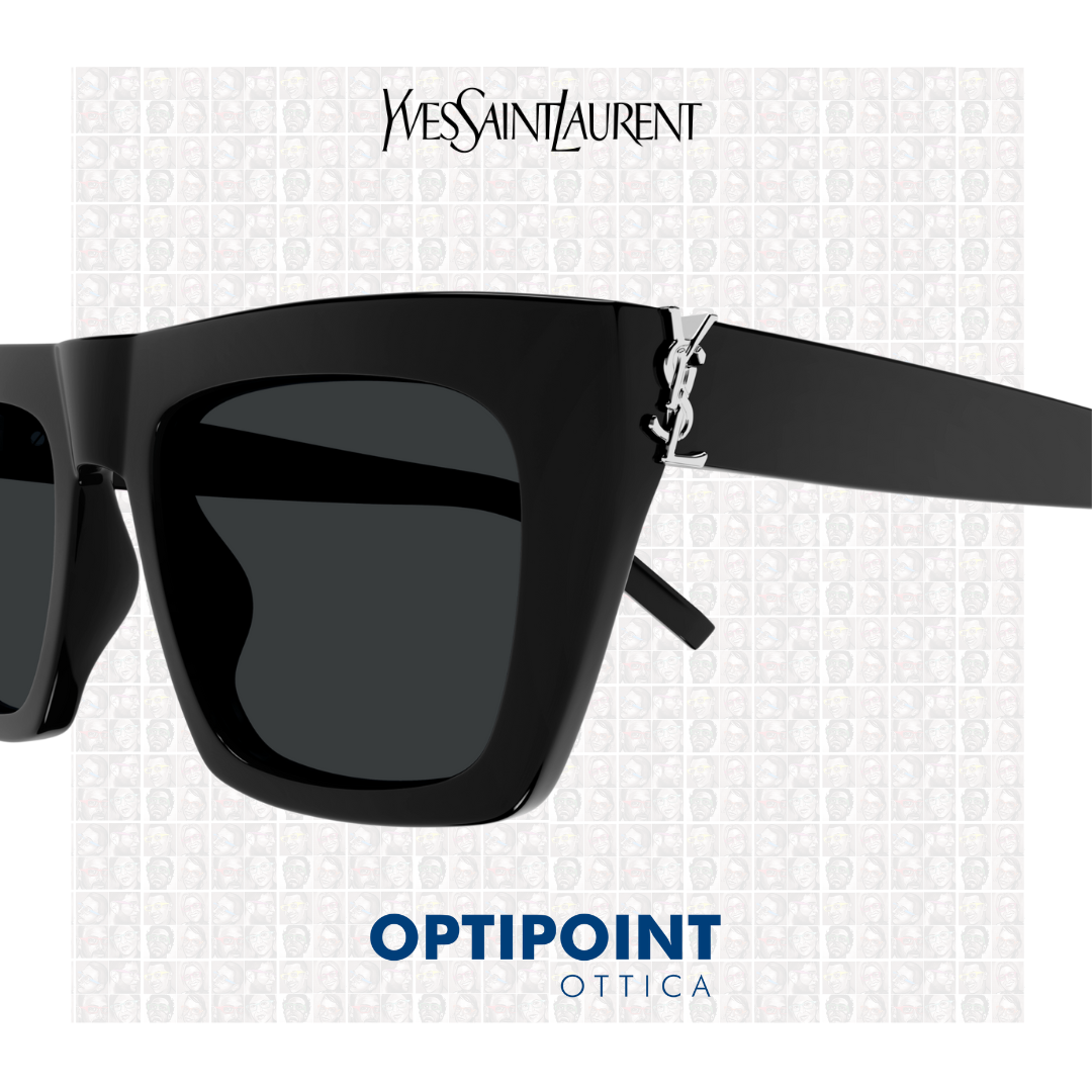 SAINT LAURENT SLM131 001 NERO OCCHIALI DA SOLE - Optipoint - Lux S.r.l.