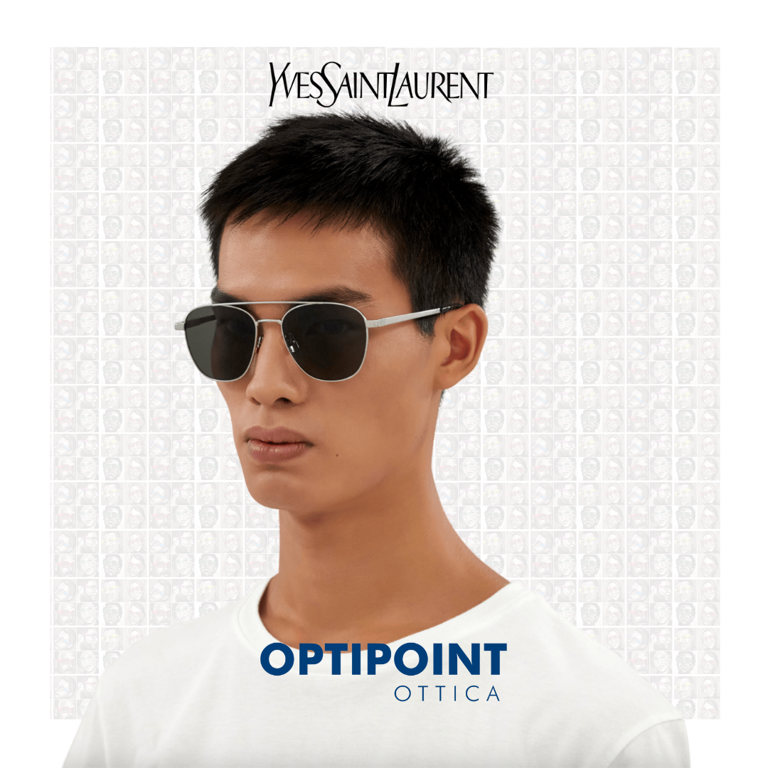 SAINT LAURENT SL531 002 ARGENTO OCCHIALI DA SOLE - Optipoint - Lux S.r.l.