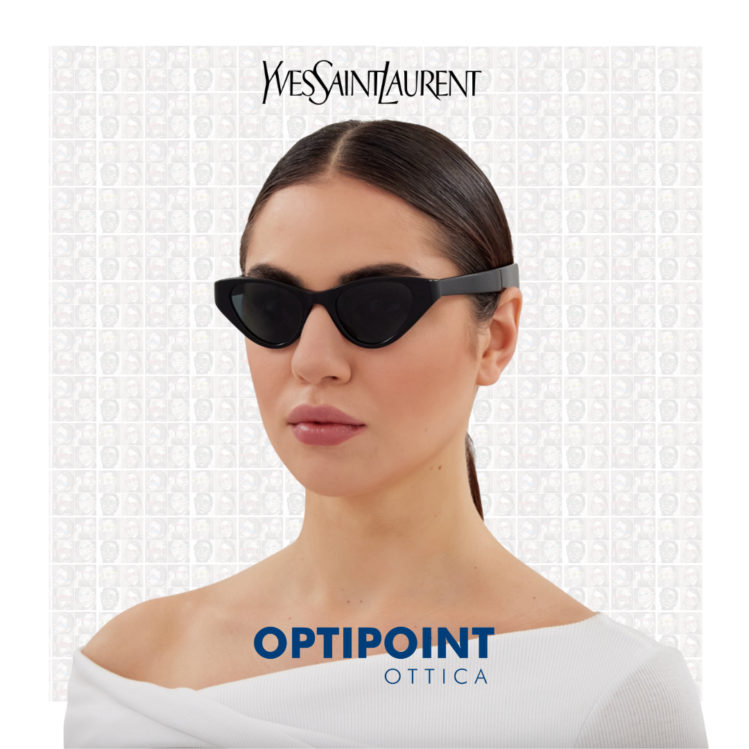 SAINT LAURENT SLM144 001 NERO OCCHIALI DA SOLE - Optipoint - Lux S.r.l.