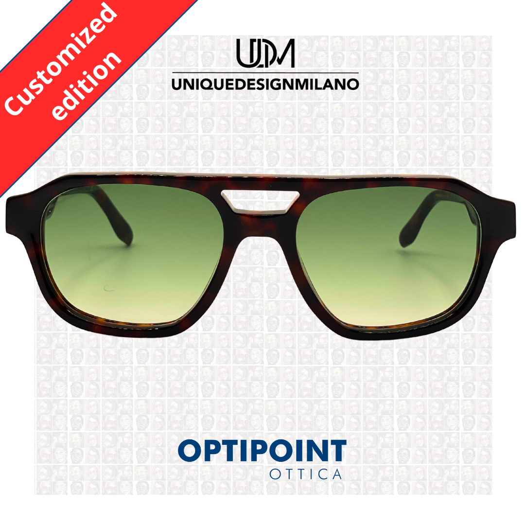 UDM THE RICHIE HAVANA SCURO CUSTOMIZZATO OCCHIALI DA SOLE - Optipoint - Lux S.r.l.