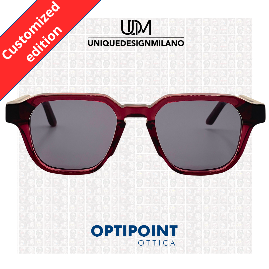 UDM FRAME30 BORDEAUX CUSTOMIZZATO OCCHIALI DA SOLE - Optipoint - Lux S.r.l.