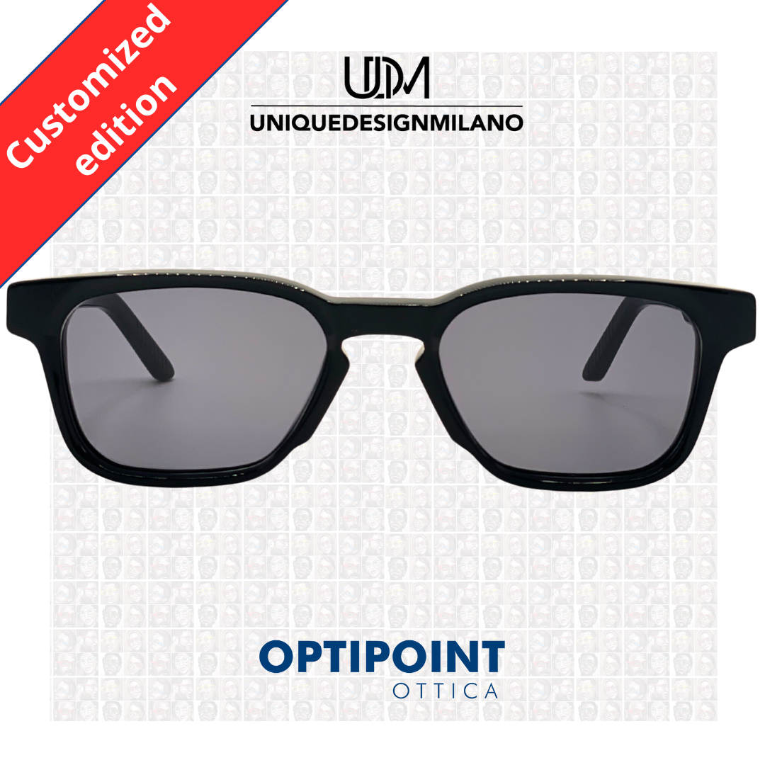 UDM FRAME25 NERO CUSTOMIZZATO OCCHIALI DA SOLE - Optipoint - Lux S.r.l.