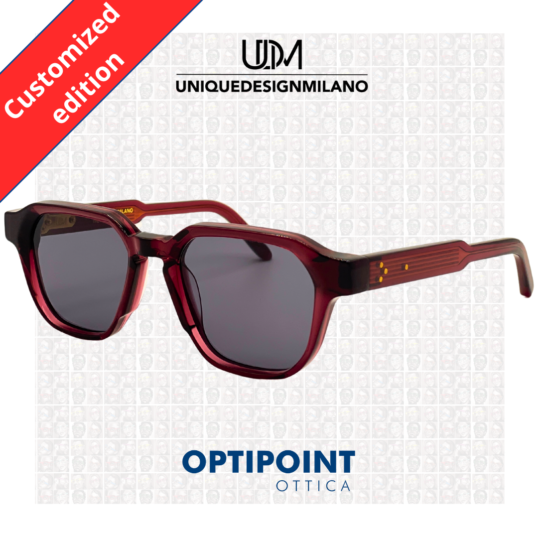 UDM FRAME30 BORDEAUX CUSTOMIZZATO OCCHIALI DA SOLE - Optipoint - Lux S.r.l.