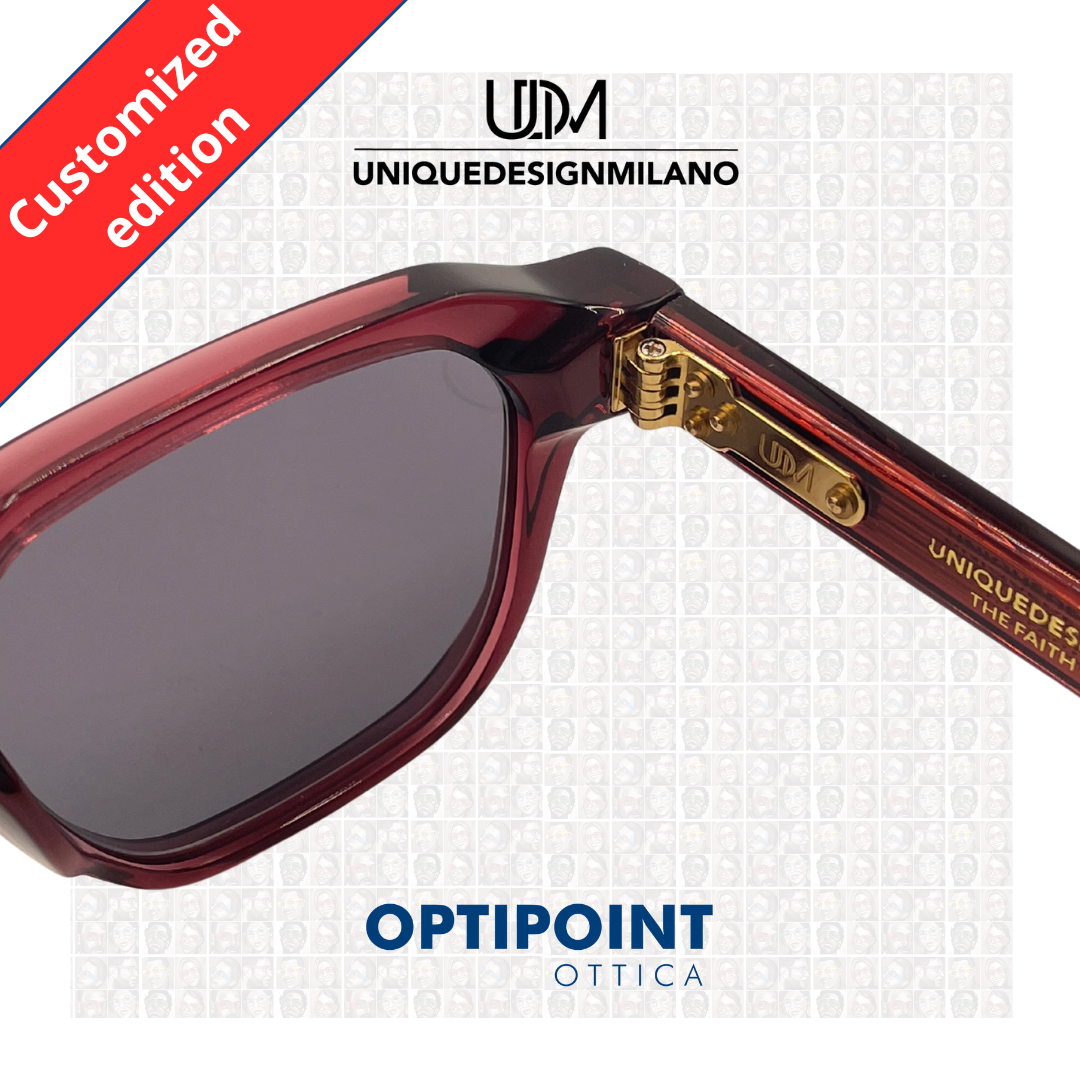 UDM FRAME30 BORDEAUX CUSTOMIZZATO OCCHIALI DA SOLE - Optipoint - Lux S.r.l.