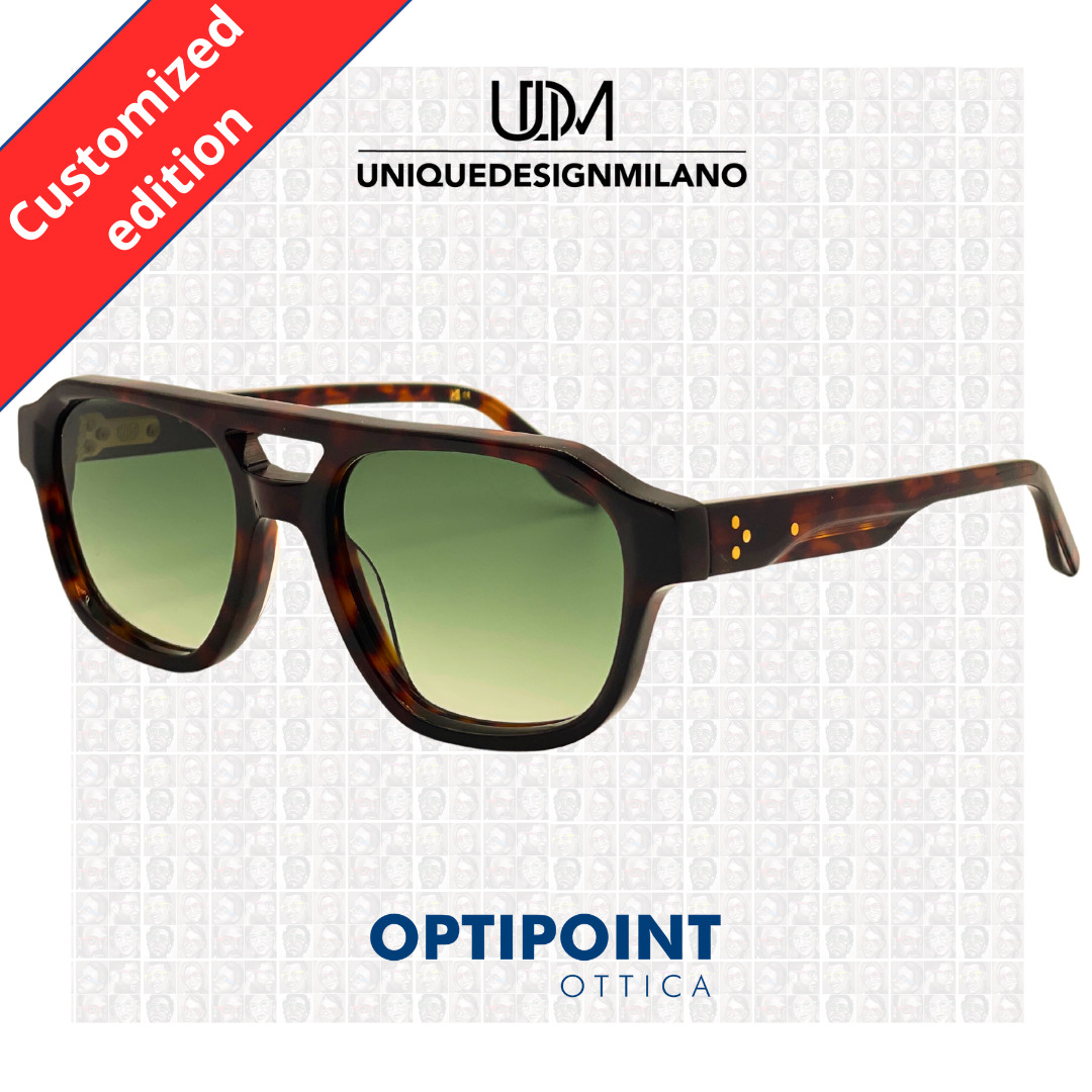 UDM THE RICHIE HAVANA SCURO CUSTOMIZZATO OCCHIALI DA SOLE - Optipoint - Lux S.r.l.