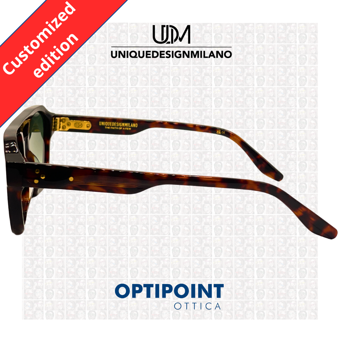 UDM THE RICHIE HAVANA SCURO CUSTOMIZZATO OCCHIALI DA SOLE - Optipoint - Lux S.r.l.