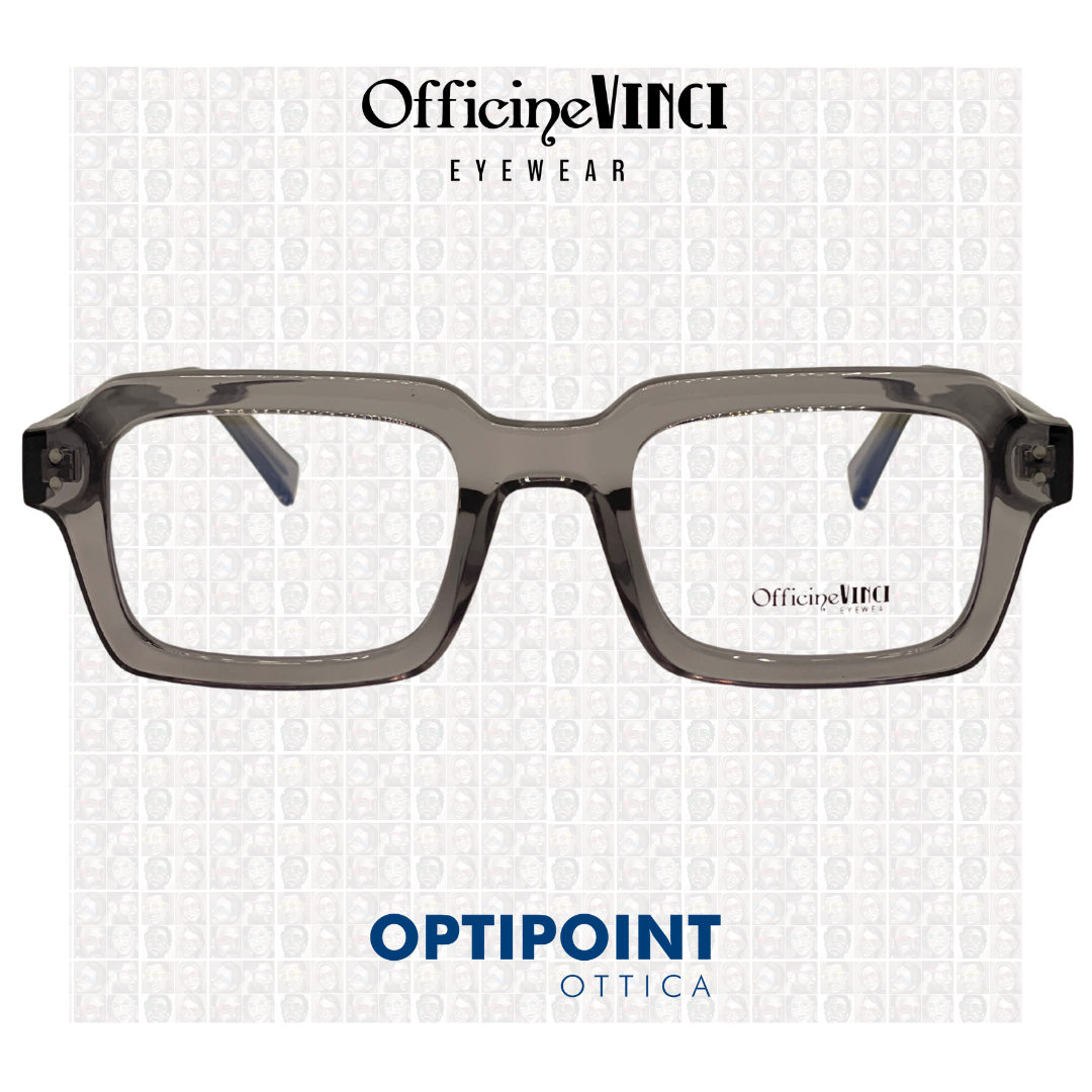 OFFICINE VINCI MESTRE CRISTALLO GRIGIO OCCHIALI DA VISTA - Optipoint - Lux S.r.l.
