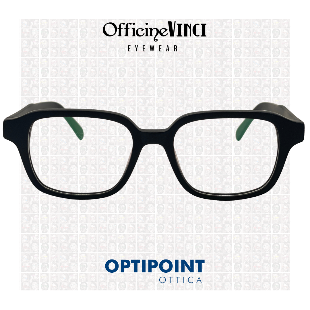 OFFICINE VINCI BERLIN NERO OPACO OCCHIALI DA VISTA - Optipoint - Lux S.r.l.