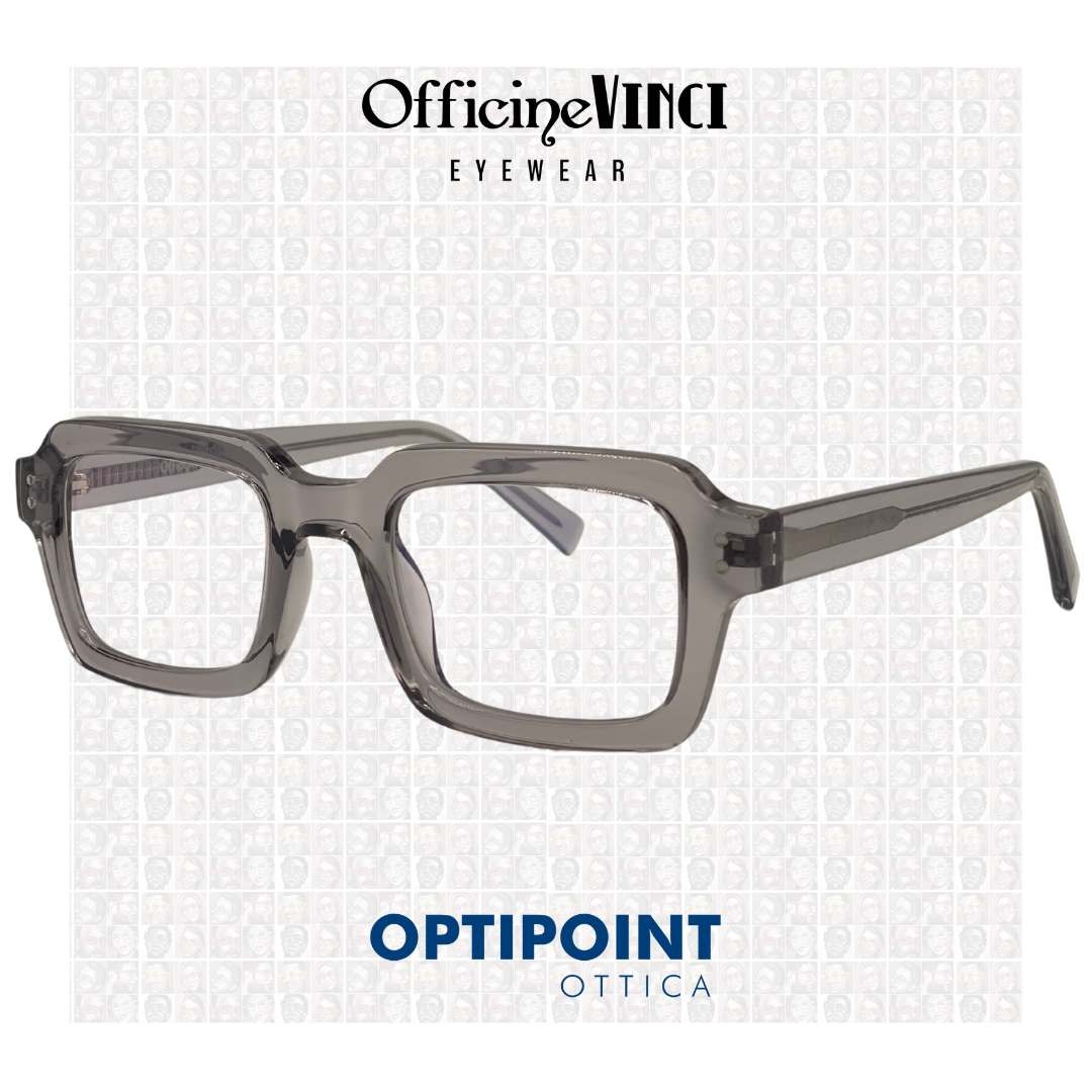 OFFICINE VINCI MESTRE CRISTALLO GRIGIO OCCHIALI DA VISTA - Optipoint - Lux S.r.l.