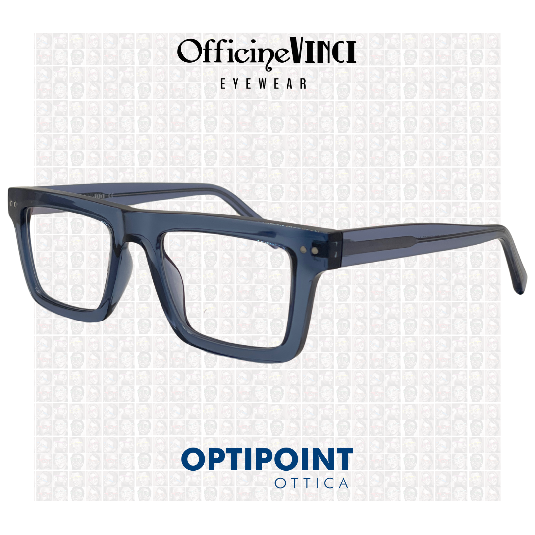 OFFICINE VINCI GORIZIA CRISTALLO BLU OCCHIALI DA VISTA - Optipoint - Lux S.r.l.