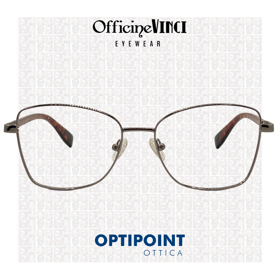 OFFICINE VINCI SABAUDIA GUN METAL OCCHIALI DA VISTA - Optipoint - Lux S.r.l.