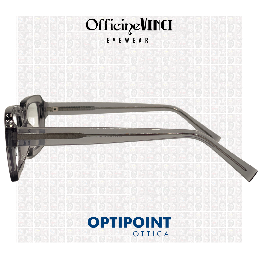 OFFICINE VINCI MESTRE CRISTALLO GRIGIO OCCHIALI DA VISTA - Optipoint - Lux S.r.l.