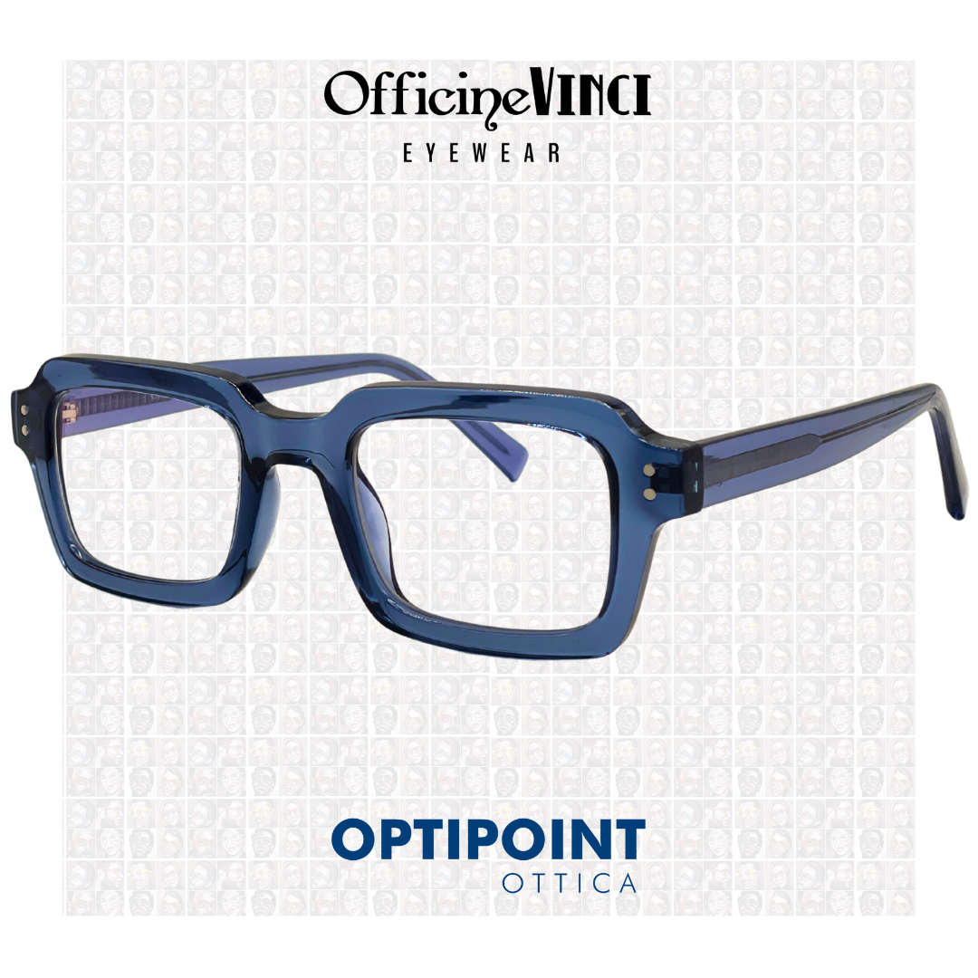 OFFICINE VINCI MESTRE CRISTALLO BLU OCCHIALI DA VISTA - Optipoint - Lux S.r.l.