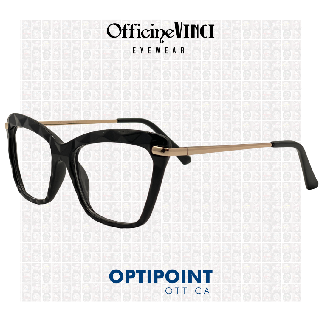 OFFICINE VINCI DIAMOND NERO OCCHIALI DA VISTA - Optipoint - Lux S.r.l.