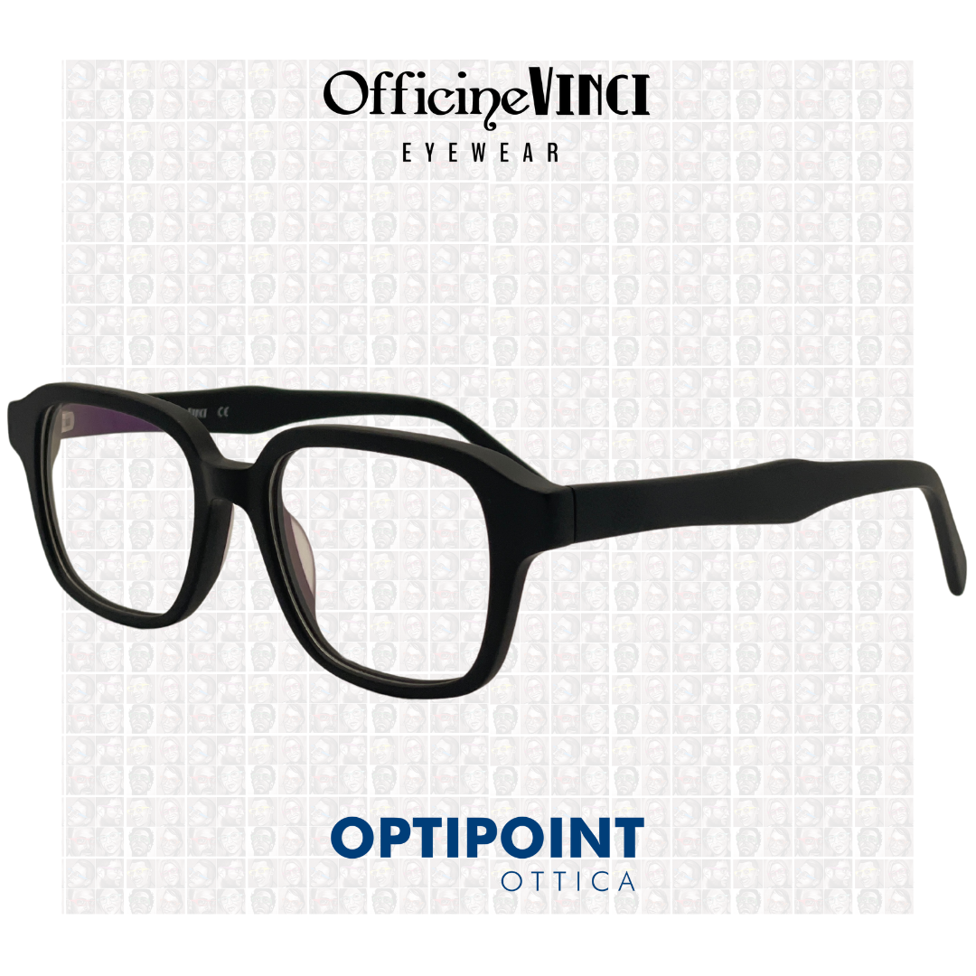 OFFICINE VINCI BERLIN NERO OPACO OCCHIALI DA VISTA - Optipoint - Lux S.r.l.