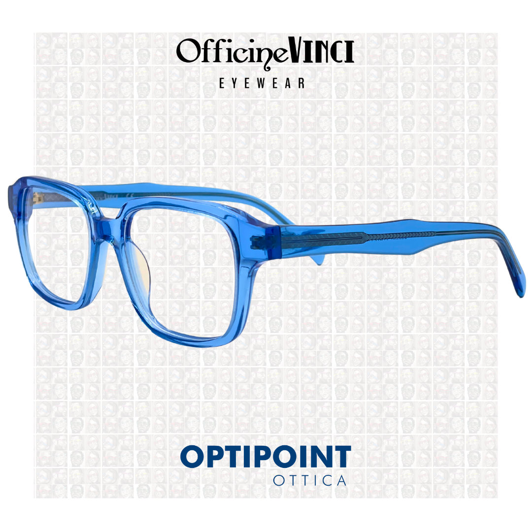OFFICINE VINCI BERLIN CRISTALLO BLU OCCHIALI DA VISTA - Optipoint - Lux S.r.l.
