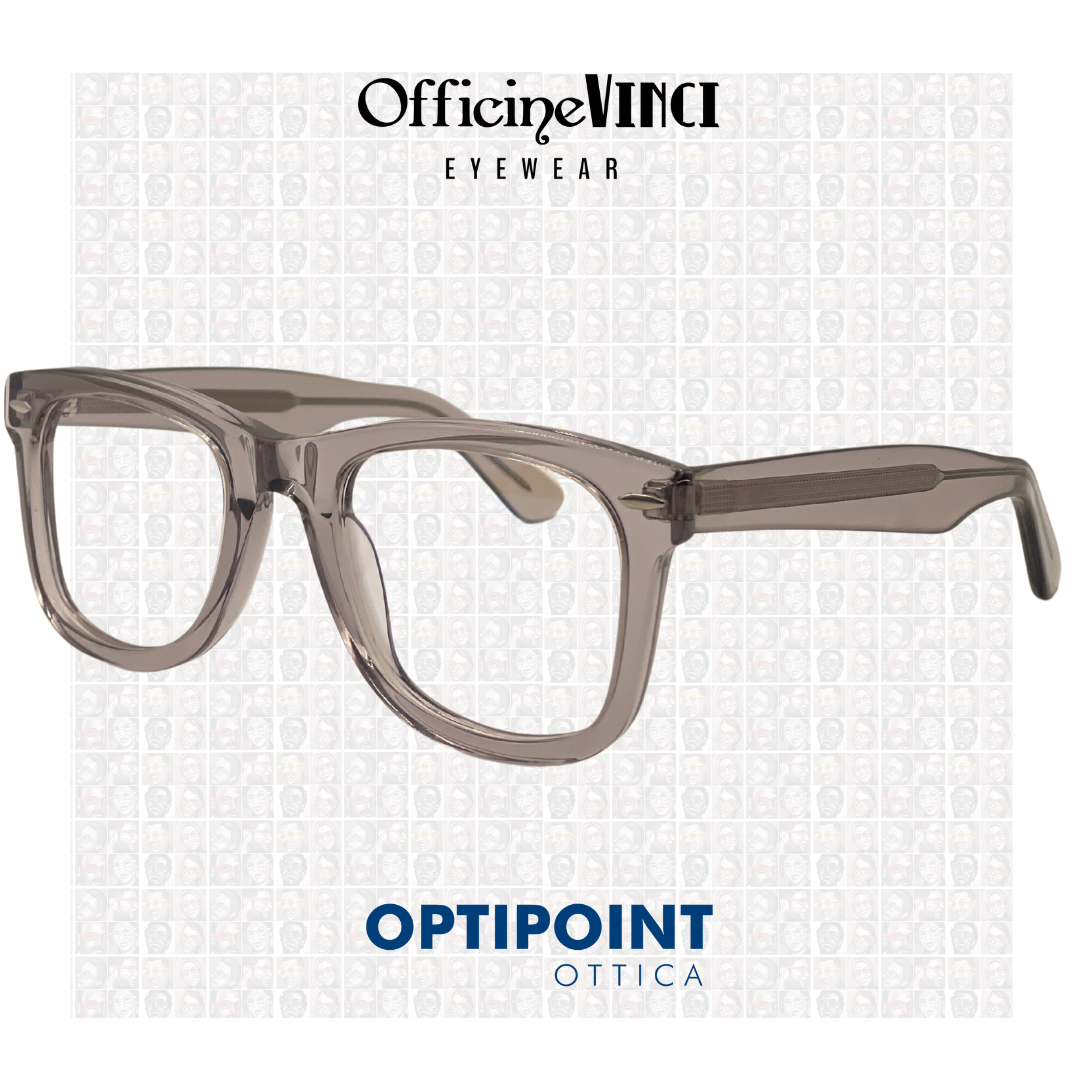 OFFICINE VINCI VIETRI CRISTALLO GRIGIO OCCHIALI DA VISTA - Optipoint - Lux S.r.l.