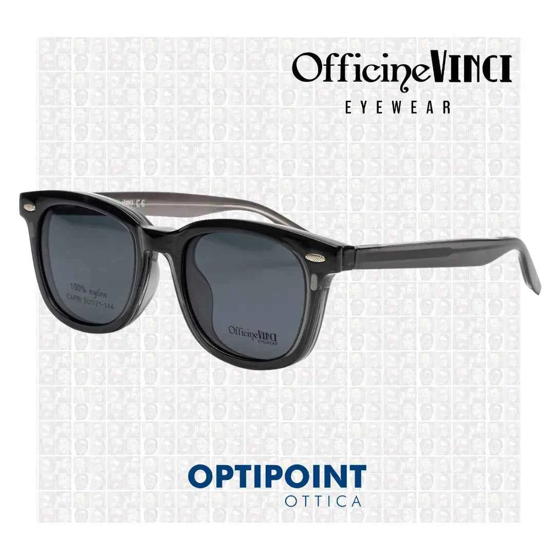 OFFICINE VINCI CLIP-ON CAPRI GRIGIO OCCHIALI DA VISTA
