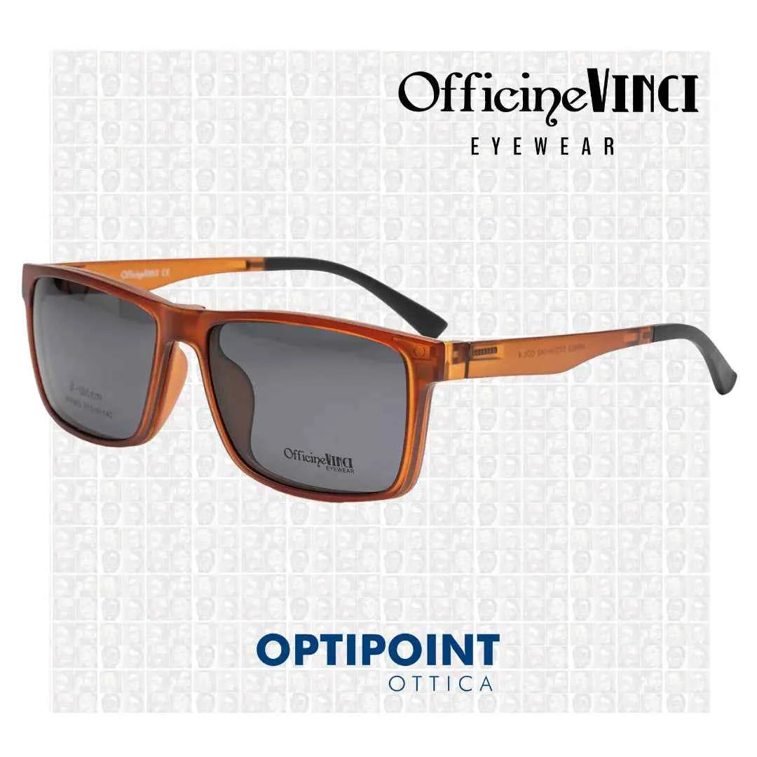 OFFICINE VINCI CLIP-ON HW902 ARANCIO OCCHIALI DA VISTA
