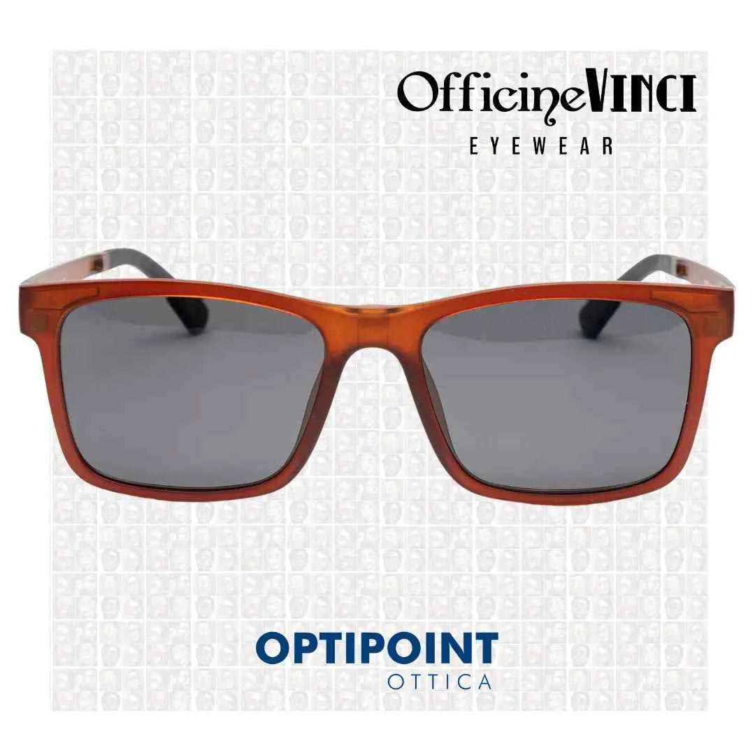 OFFICINE VINCI CLIP-ON HW904 ARANCIO OCCHIALI DA VISTA