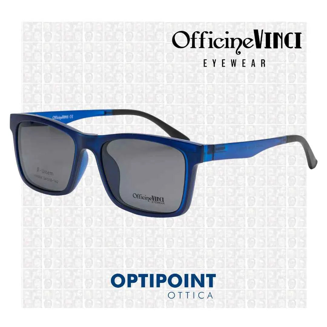 OFFICINE VINCI CLIP-ON HW904 BLU OCCHIALI DA VISTA
