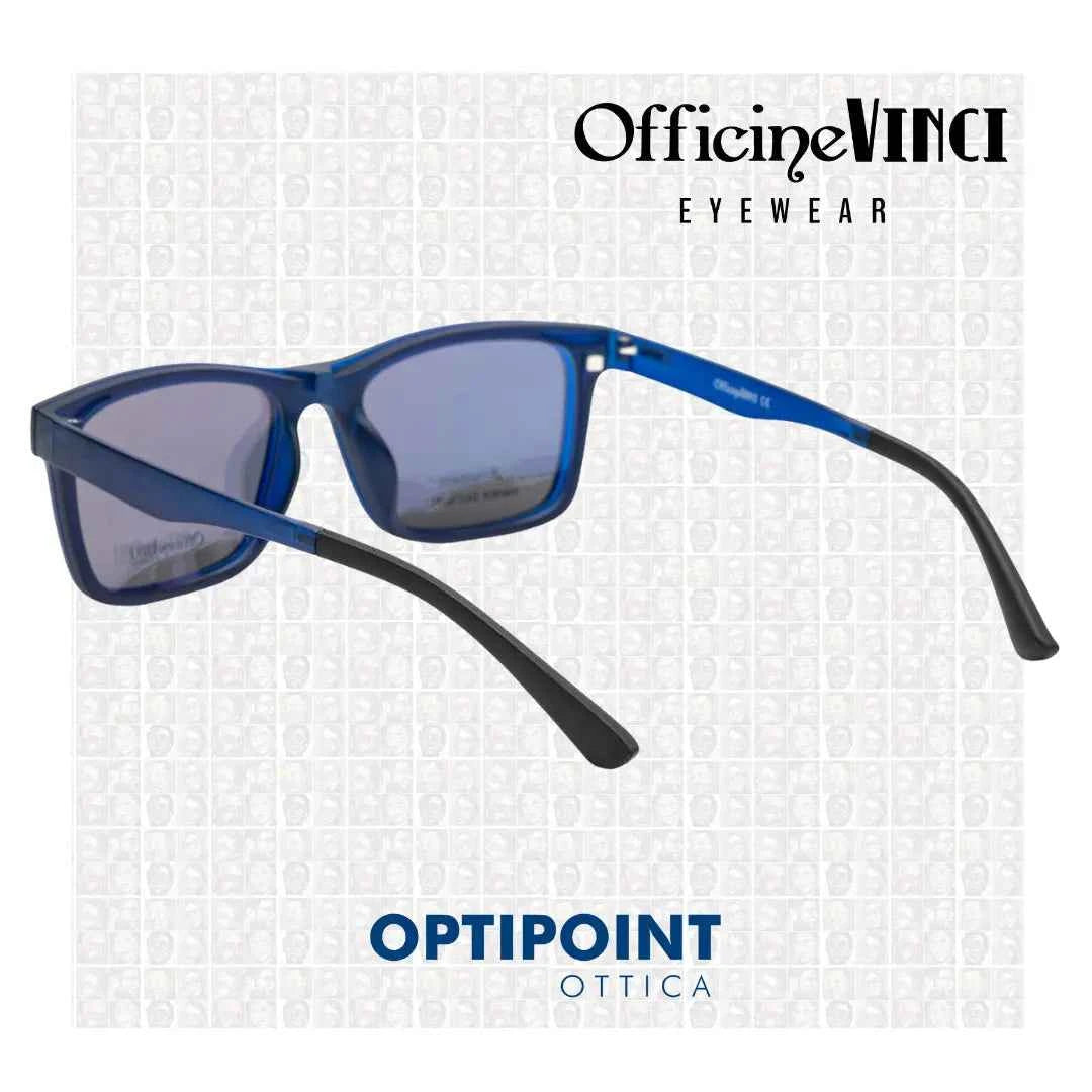 OFFICINE VINCI CLIP-ON HW904 BLU OCCHIALI DA VISTA