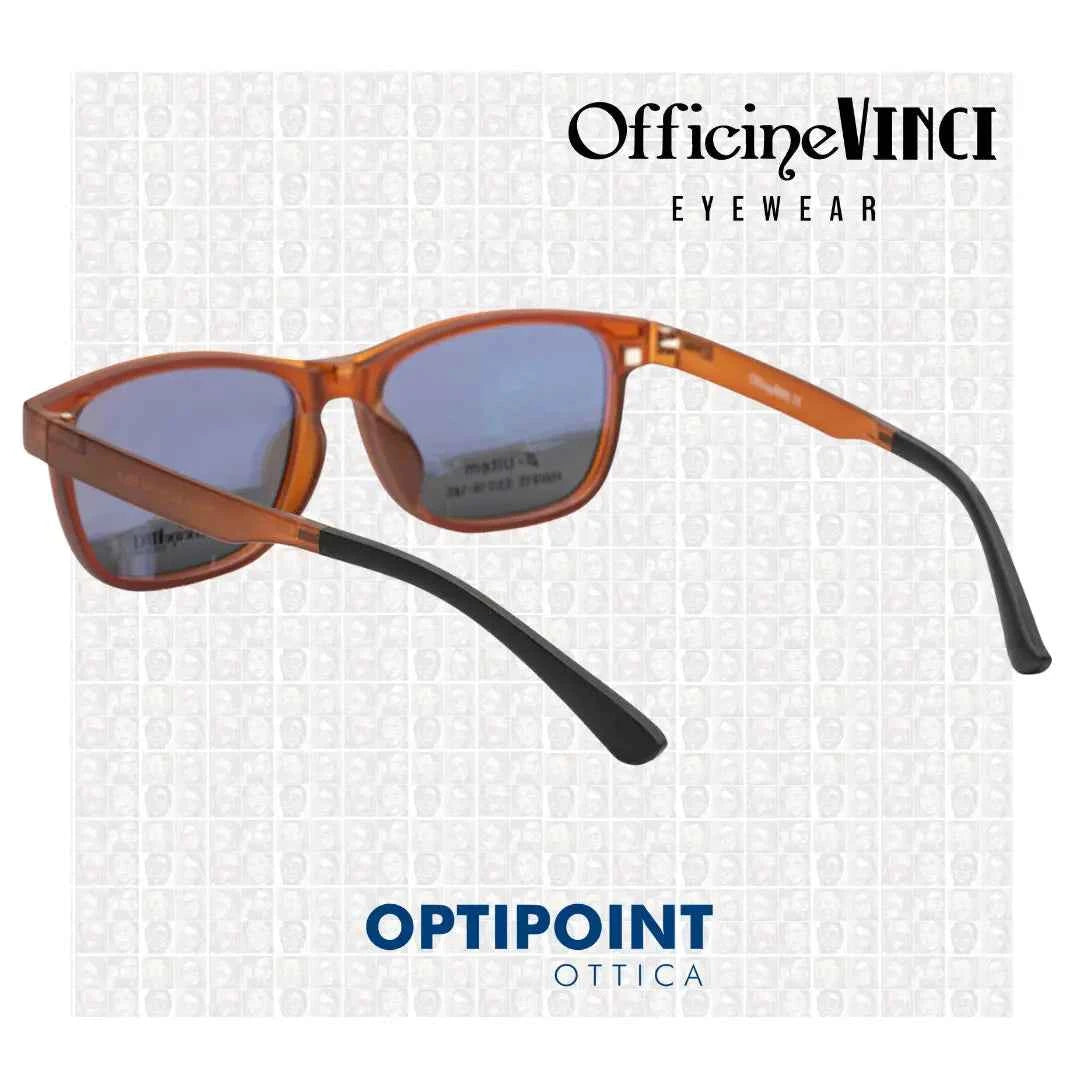 OFFICINE VINCI CLIP-ON HW915 ARANCIO OCCHIALI DA VISTA