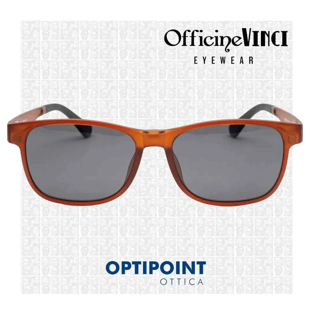 OFFICINE VINCI CLIP-ON HW915 ARANCIO OCCHIALI DA VISTA