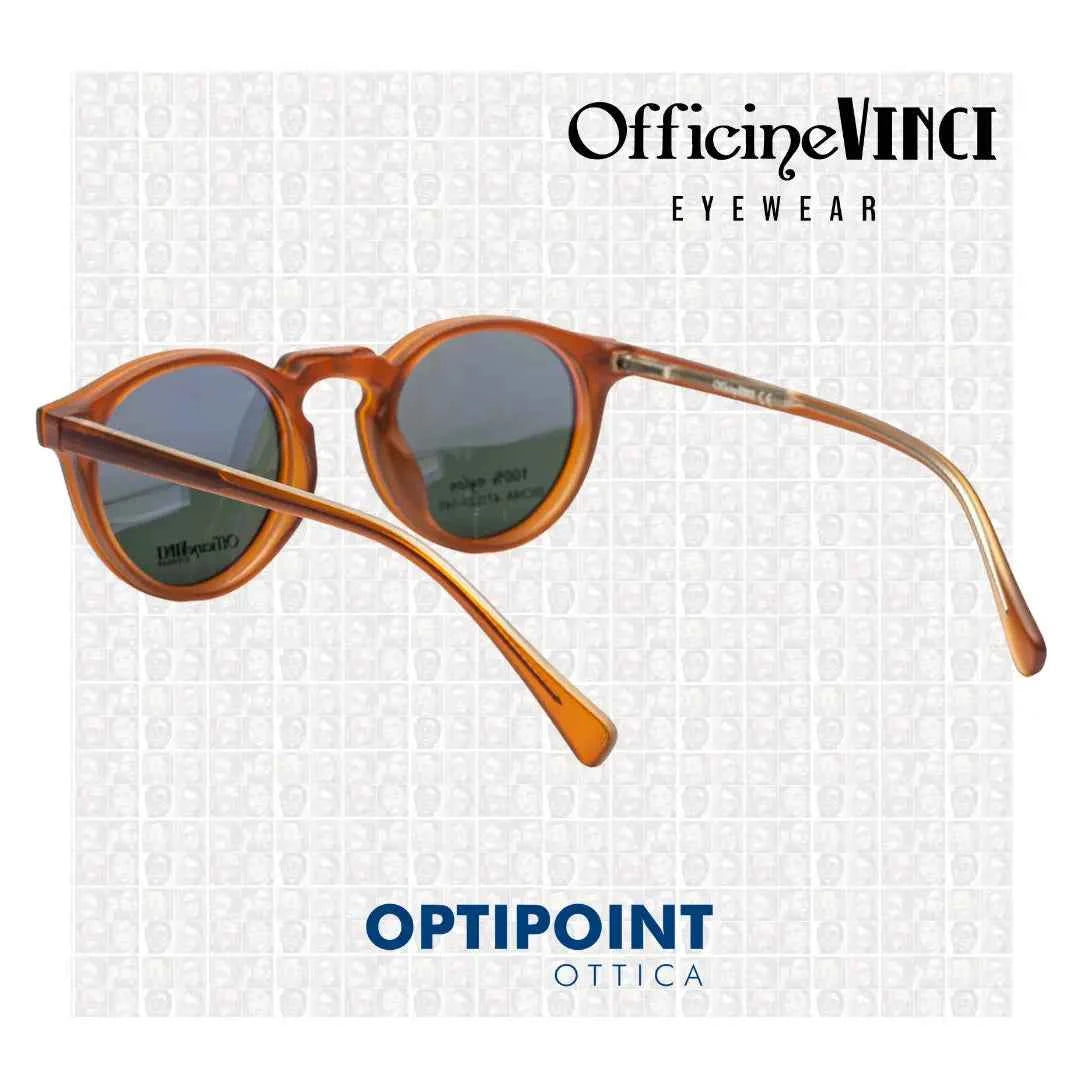 OFFICINE VINCI CLIP-ON ISCHIA MIELE OPACO OCCHIALI DA VISTA