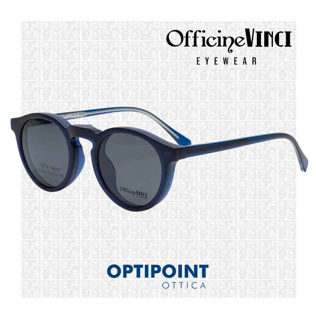 OFFICINE VINCI CLIP-ON ISCHIA BLU OCCHIALI DA VISTA