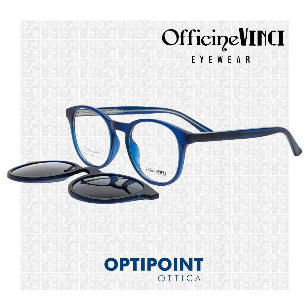 OFFICINE VINCI CLIP-ON PONZA BLU OCCHIALI DA VISTA