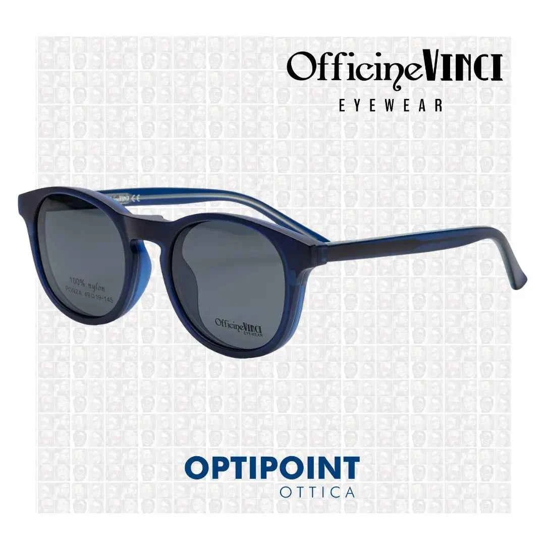 OFFICINE VINCI CLIP-ON PONZA BLU OCCHIALI DA VISTA