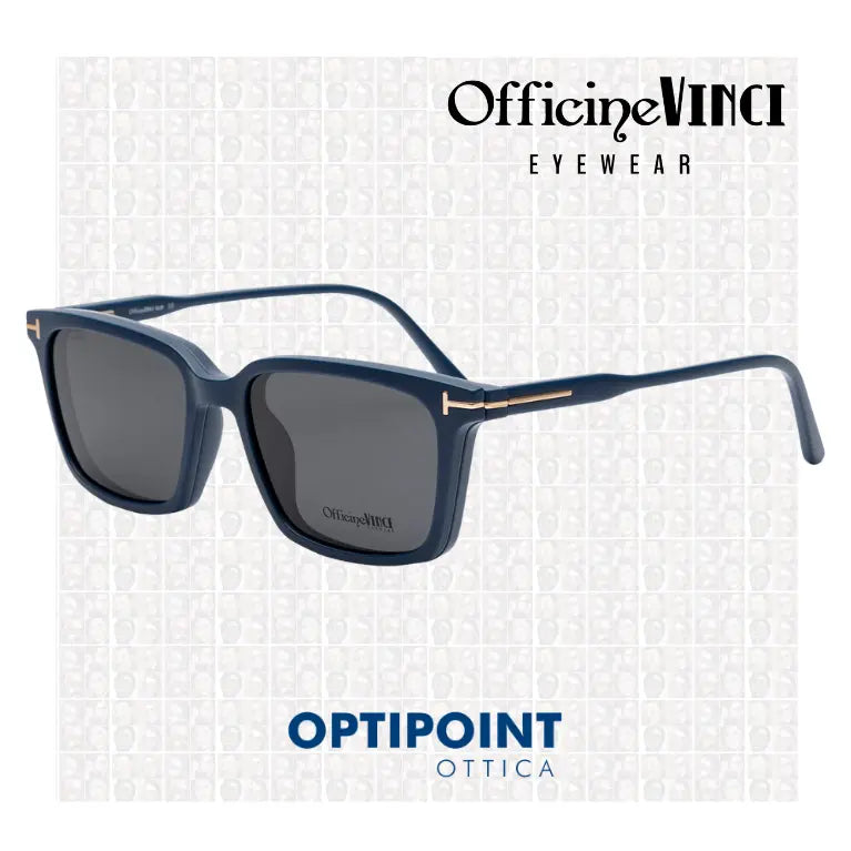 OFFICINE VINCI CLIP-ON SAVONA BLU OCCHIALI DA VISTA