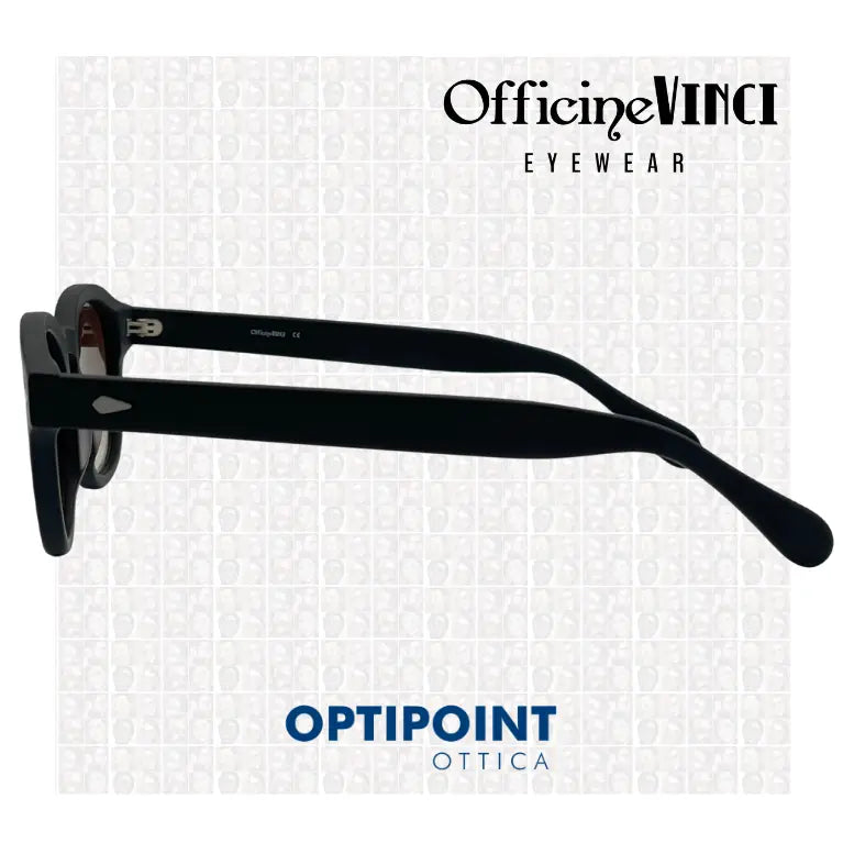 OFFICINE VINCI YORK NERO OPACO OCCHIALI DA SOLE