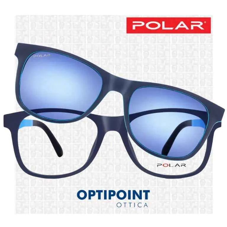 POLAR CLIP-ON 474 - 20 BLU BAMBINO OCCHIALI DA VISTA