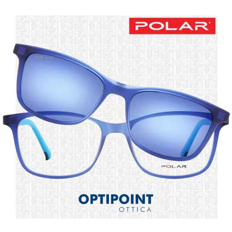 POLAR CLIP-ON 613 - 20 AZZURRO BAMBINO OCCHIALI DA VISTA