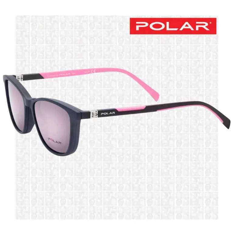 POLAR CLIP-ON 614 - 46 NERO ROSA BAMBINO OCCHIALI DA VISTA