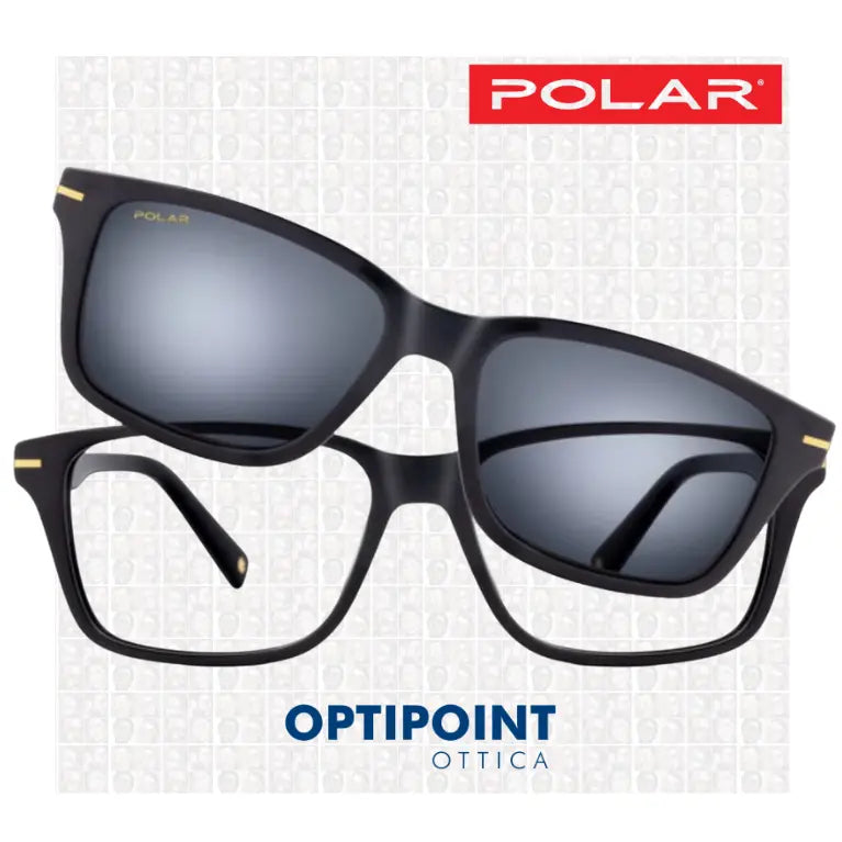 POLAR CLIP-ON 7011 - 77/F NERO OCCHIALI DA VISTA