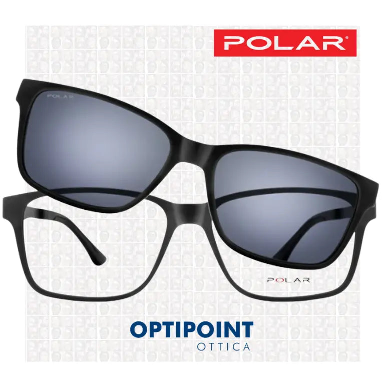 POLAR CLIP-ON 403 - 76 NERO OCCHIALI DA VISTA
