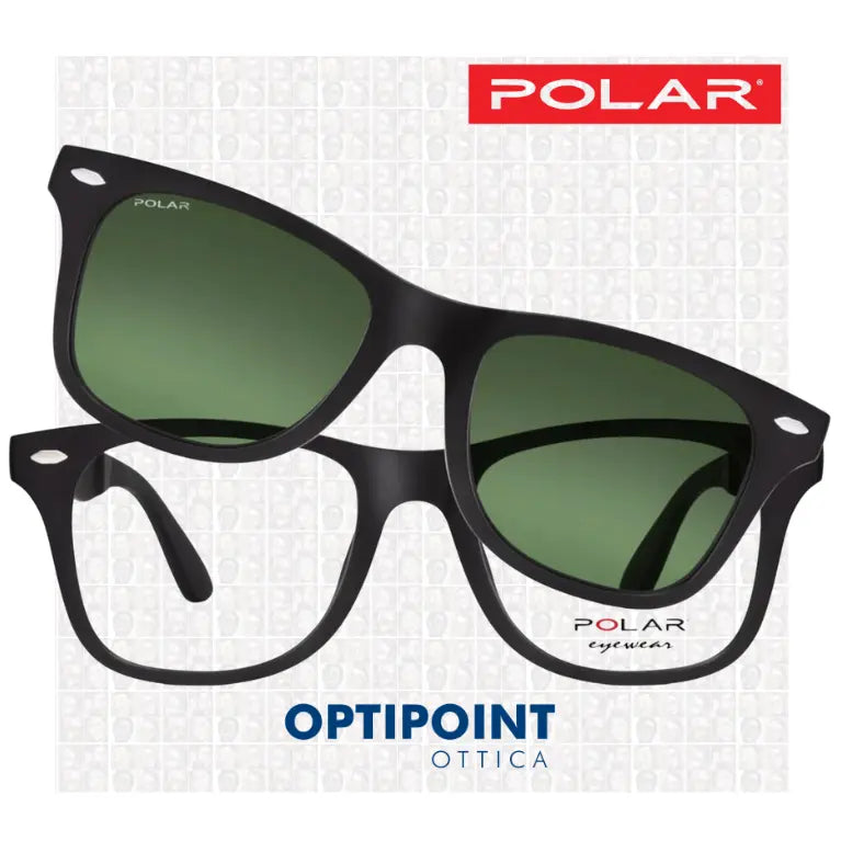 POLAR CLIP-ON 467 - 76 NERO OCCHIALI DA VISTA